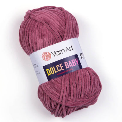 Yarn Art Dolce Baby-Zefir-Garn, Altrosa, 85 m 50 g #751