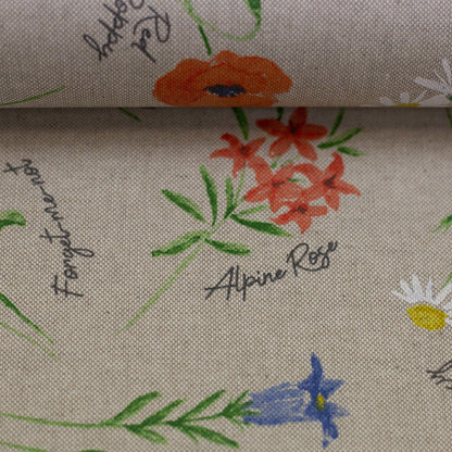 Canvas-Stoff Sommerwiese 205 g/m²
