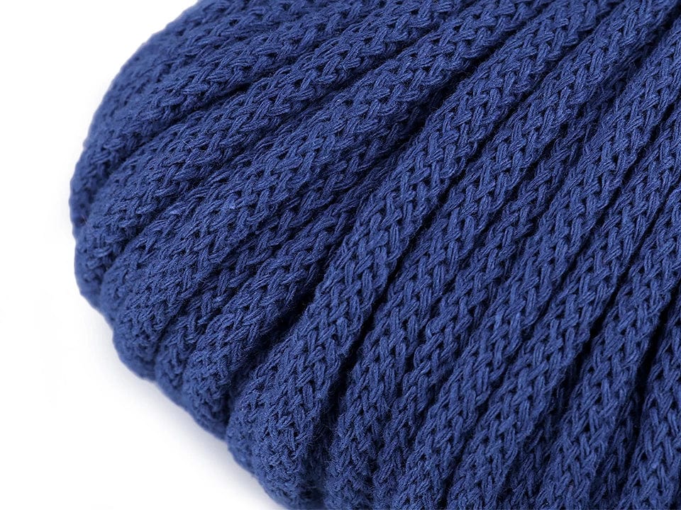 Cotton cord 5mm - cornflower blue