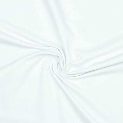 Maille bouclette en coton blanche 235 g/m² (certif. GOTS)