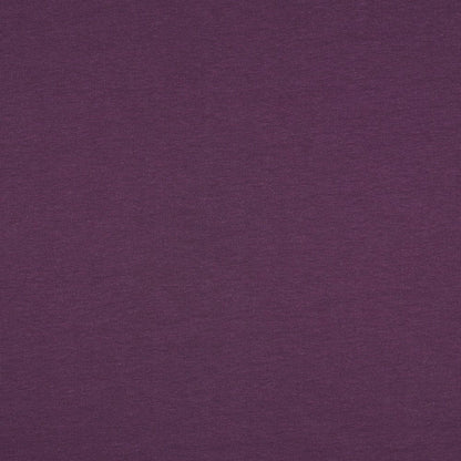 Tricot de coton molletonné, aubergine 285 g/m²