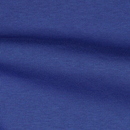 Baumwoll-gewärmte Strickware, kornblumenblau 285 g/m²