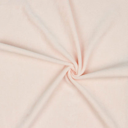 Velours de coton rose pâle 250 g/m²