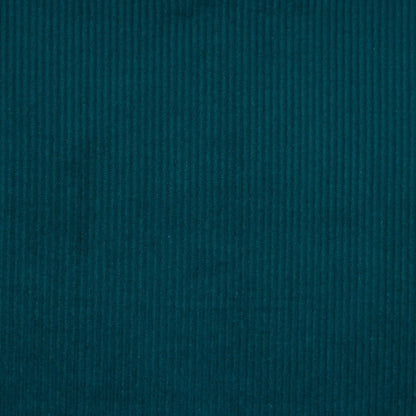 Velours côtelé en coton vert pétrole 280 g/m²
