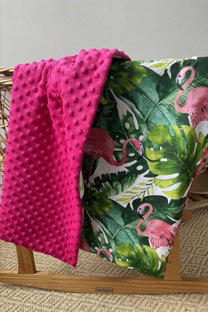 Minky Fleece in Fuchsia 260 g/m²