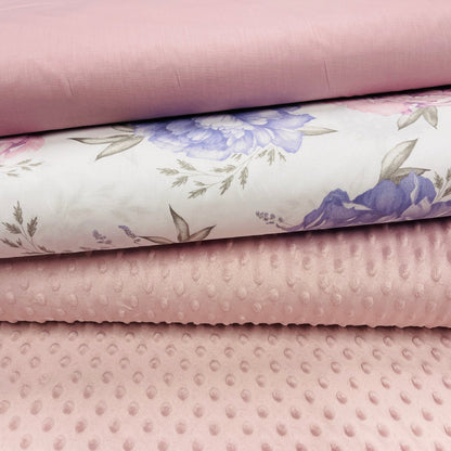 Minky-Fleece in Puderpink 260 g/m²