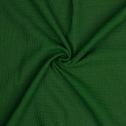 Muslin in Waldmoosgrün 125 g/m²