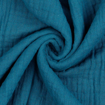Muslin - ocean depths 125 g/m²