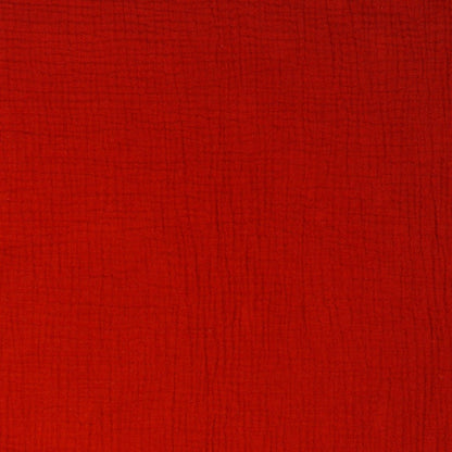 Red muslin 125 g/m²