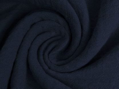 Dark blue muslin 125 g/m²