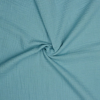 Mousseline bleu-gris verdâtre 125 g/m²