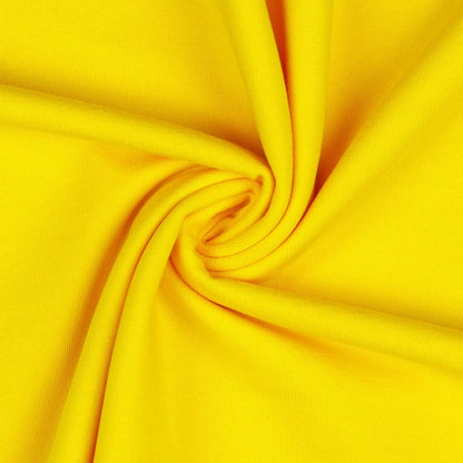 Jersey de coton fin jaune 215 g/m²