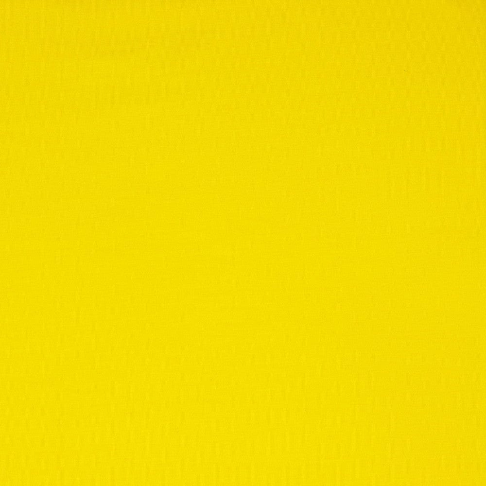 Jersey de coton fin - jaune 215 g/m²