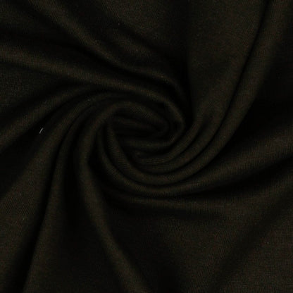 Jersey de coton fin brun chocolat 215 g/m²