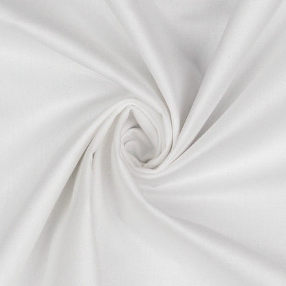 Tissu premium 100 % coton blanc 130 g/m²