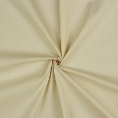 Premium 100 % Baumwollstoff, beige, 130 g/m²