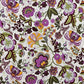 Premium 100% kokvilnas audums-lillā boho raksts115 g/m²