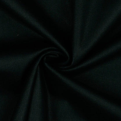 Tissu premium 100 % coton noir 125 g/m²