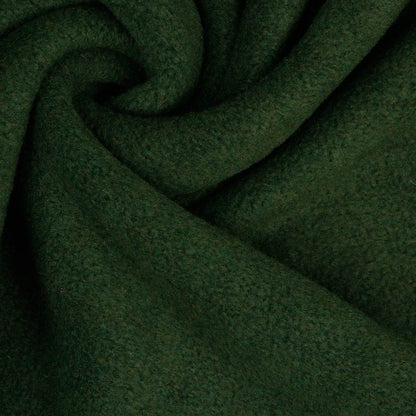 Tissu polaire premium anti-boulochage vert mousse forestière 240 g/m²