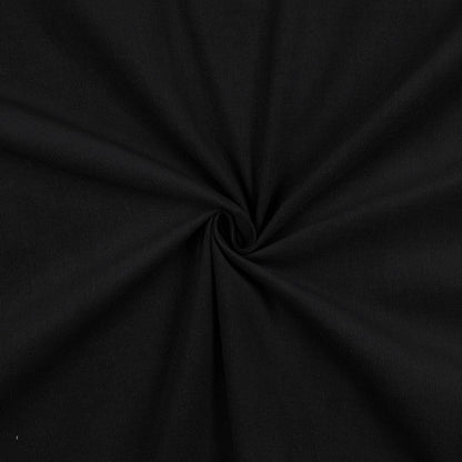 Feiner Baumwollcord, schwarz 145 g/m²