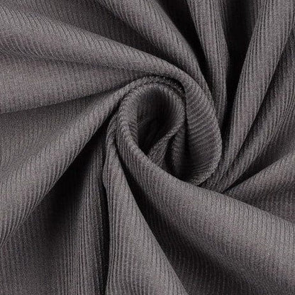 Fine cotton corduroy - gray 145 g/m²