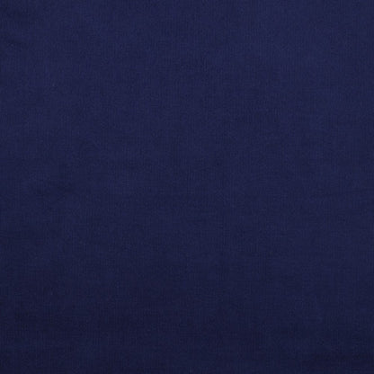 Fine cotton velvet, dark blue 145 g/m²