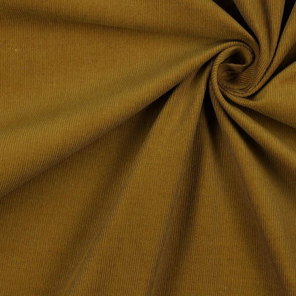 Feiner Baumwollcord, grünlich-braun 145 g/m²