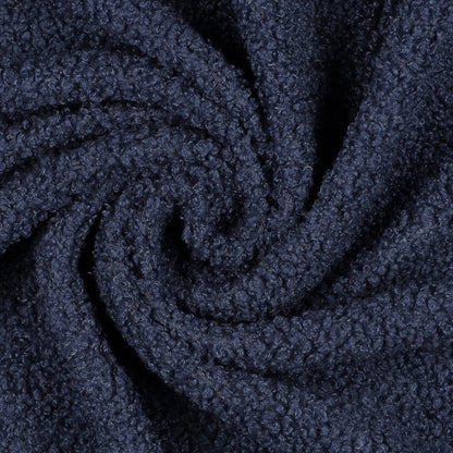 Teddy fabric - denim blue 270 g/m²