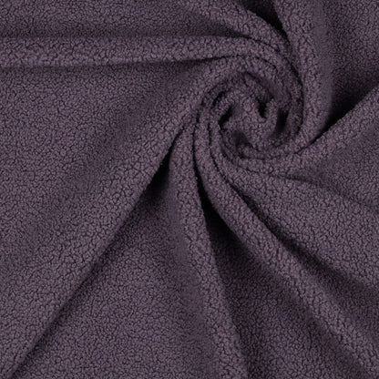 Tissu teddy lilas 270 g/m²