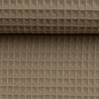 Tissu gaufré marron clair 230 g/m²